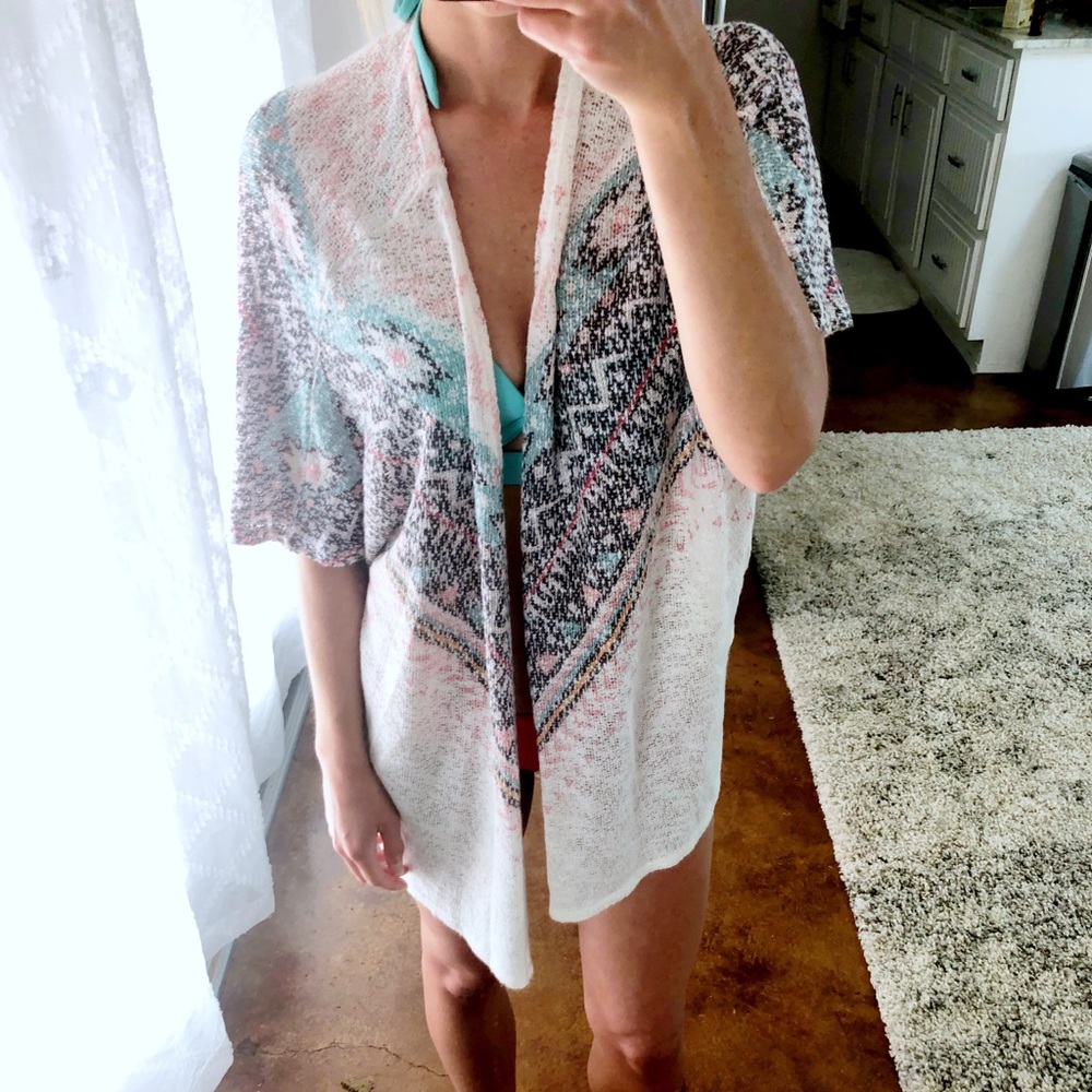 ✨The Pants Store Aztec Boho Knit Coverup